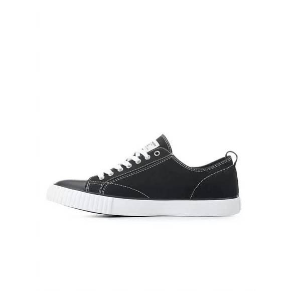 NEW LEVI'S men's anikin c canvas sneaker in black - Picture 2 of 4